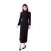 New Chinese black velvet thickened cheongsam 1011 new winter young girls can wear gentle and slim every day