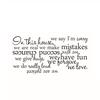 In This House Swinging Removable Art Vinyl Mural Home Room Decor Wall Stickers