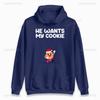 Milk Cookie Matching Rude Hoodie Funny Couples Matching Christmas Hoodies Unisex Women Adult Casual Festival Costumes Xmas Gift