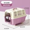 Portable Pet Airline Crate for Small & Medium Cats and Dogs