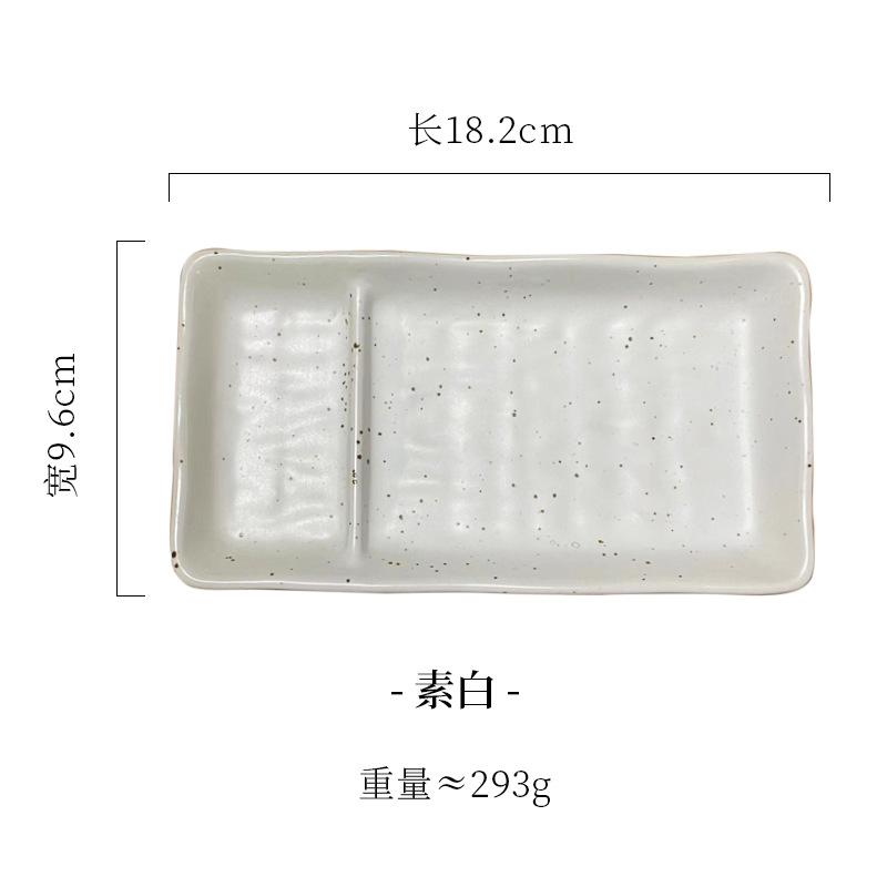 

1 шт. Керамическая тарелка Креативный дом с уксусом Двойная тарелка Торт Суши Десертные тарелки Закуска Холодное блюдо Блюда из снежной рыбы