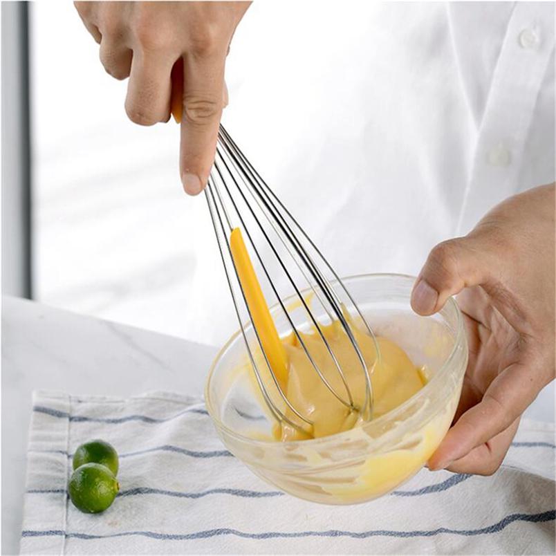 Food Grade Egg Beater Baking Utensils Set Dough Scraper 8Pcs Silicone Cream Scraper
