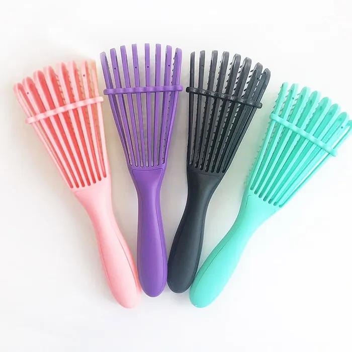 Hair Racing 8 Curly Hair Comb for Combing Curly and Tangled Hair