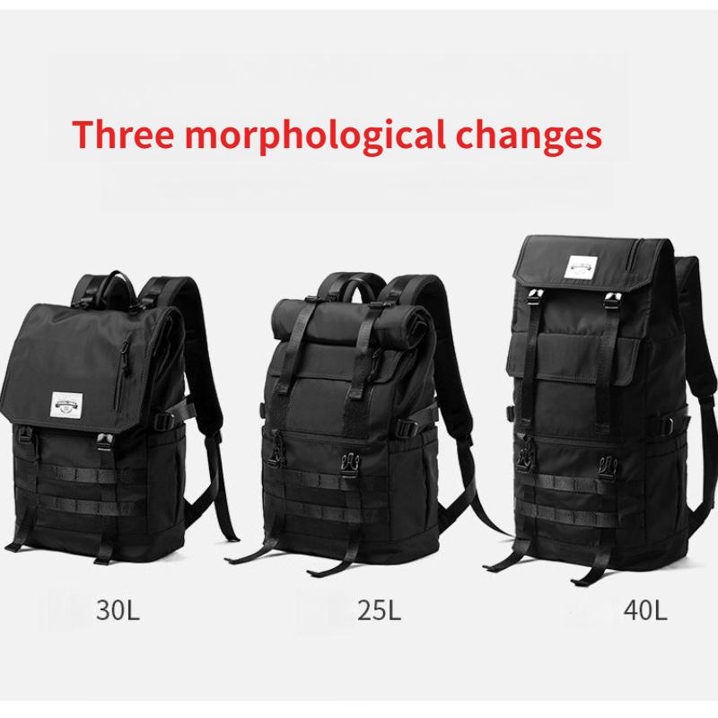 Large Backpack Fashion Man Schoolbag 17in Travel Backpacks Oxford Cloth Male Laptop Rucksack Sport Student Bagpack 20-35L