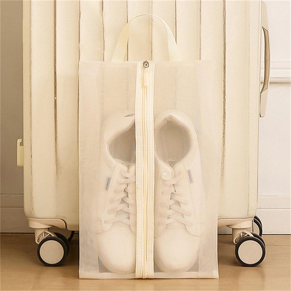 25 X 40cm Travel Shoe Storage Bag Portable Handheld Gym Footwear Organizer Dust-Proof Mold-Resistant Shoe Holder