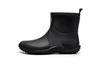 Men's Waterproof Non-slip Rain Boots - Durable, Eco-friendly PVC Ankle Overshoes for Outdoor Commuting