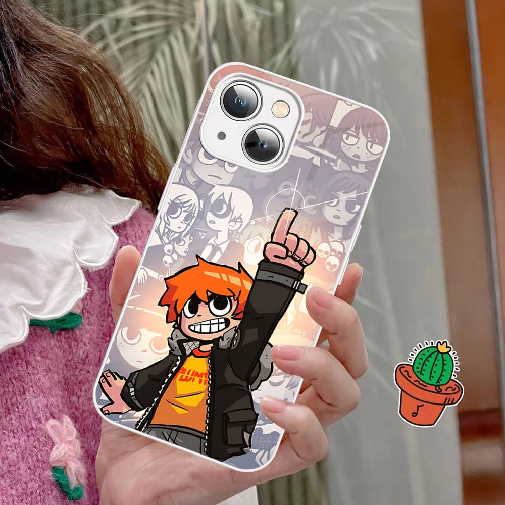 Comedy Film Scott Pilgrim VS The World Tempered Glass For Iphone 14 13 12 11 Pro Mini XS MAX 14Plus X XS XR Cover