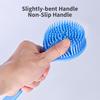 Long Handle Silicone Back Scrubber Double Sided Exfoliating Bath Brush Shower Massage Body Cleaner Daily Skin Care Body Brush