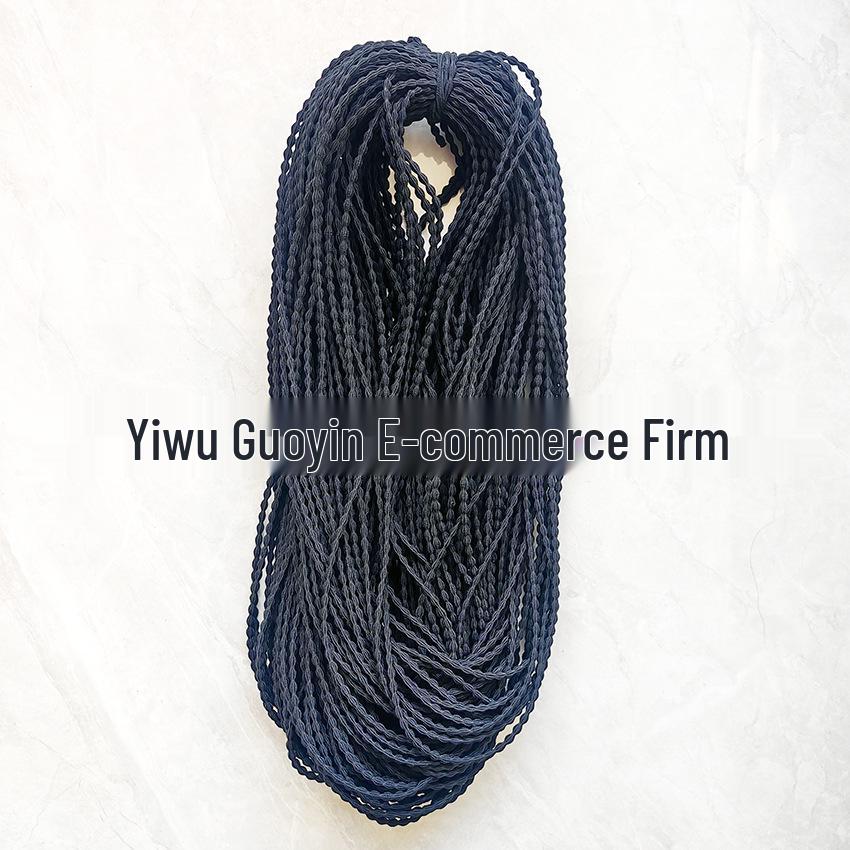 4mm Thick Elastic Hair Tie Rubber Bands - DIY Handmade Hair Accessories Elastic Band Headband