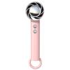 (Rosa) WT16 Handventilator Faltbar Tragbar Leiser Kühlventilator für Outdoor Reisen Zuhause Schreibtischgebrauch