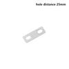 Connettore Barra Collettrice Rame Nichelato Distanza Fori 25 30 35 40 45 50 68 72 80 85Mm Batteria al Litio Barra Collettrice Spessore 1,5 Mm