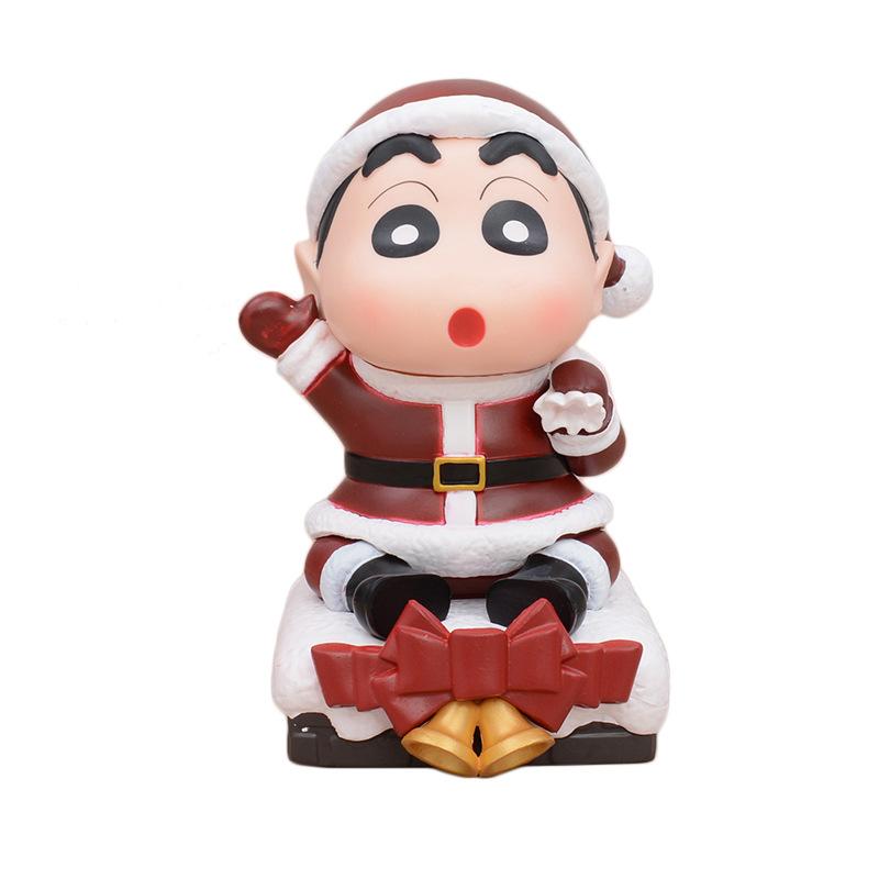 

Crayon Shin Chan Christmas Action Figure Collection Table Decoration Kids Gift