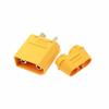 Amass XT90 Series XT90H Male/Female Connector with Sheath, 45A Low Resistance Power Plug