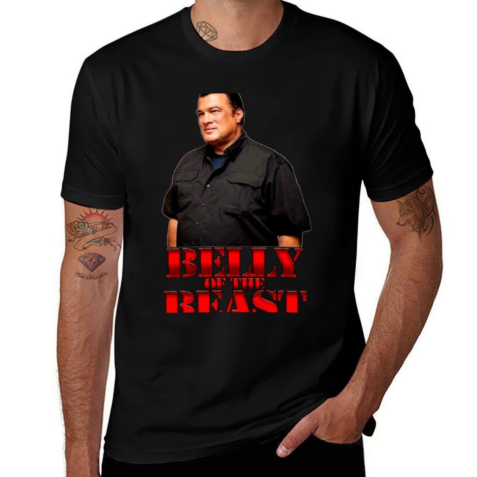 

Steven Seagal - Belly Of The Beast Essential T-Shirt man graphic t shirt cotton t shirts high quality funny t shirts man T-Shirt L