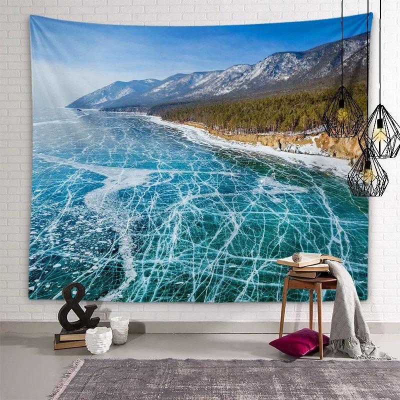 Natural Scenery Aesthetic Decorative Tapestry Home Wall Decoration Living Room Office Tapestry