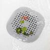 1 Piece Shower Drain Hair Catcher Tub Stopper Household Drain Protector with Suction Cup Drain Cover Bathroom Tub and Kitchen Sink Cover (Gray)