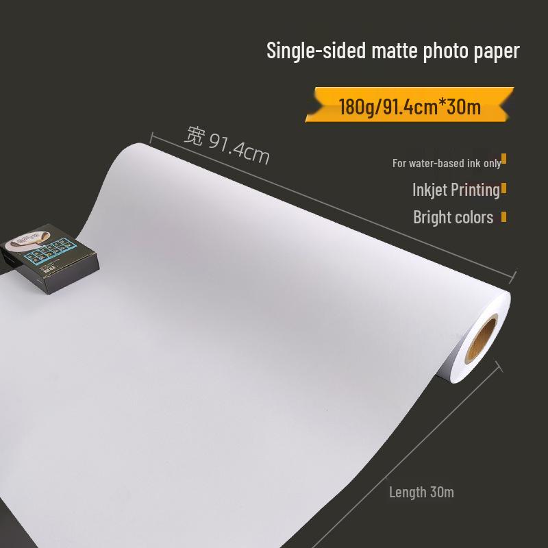 A1 Double-Sided Glossy Inkjet Photo Paper - 160g, 200g, 300g