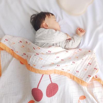 Six-Layer Baby Gauze Bath Towel & Toddler Quilt - Infant Nap Coverlet & Swaddle