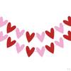 Glittery Heart Garland Banner for Valentines Day Decorations,Wedding Engagement Party home and