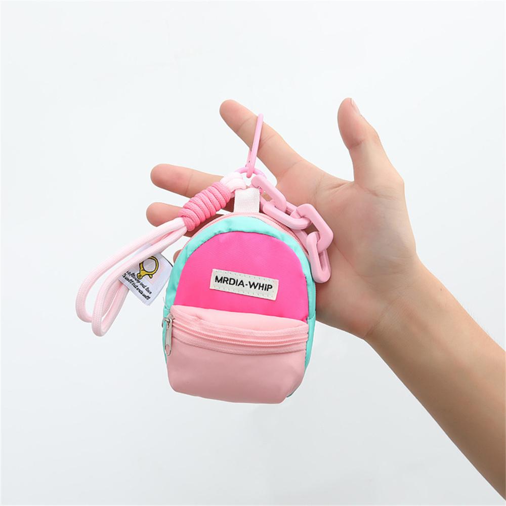 Mini Rugzak Kleine Koptelefoon Tas Voor Airpods Koptelefoon Portemonnee Met Anti-verlies Sleutelhanger Portemonnee Draagbare Buitenopslag Tassen