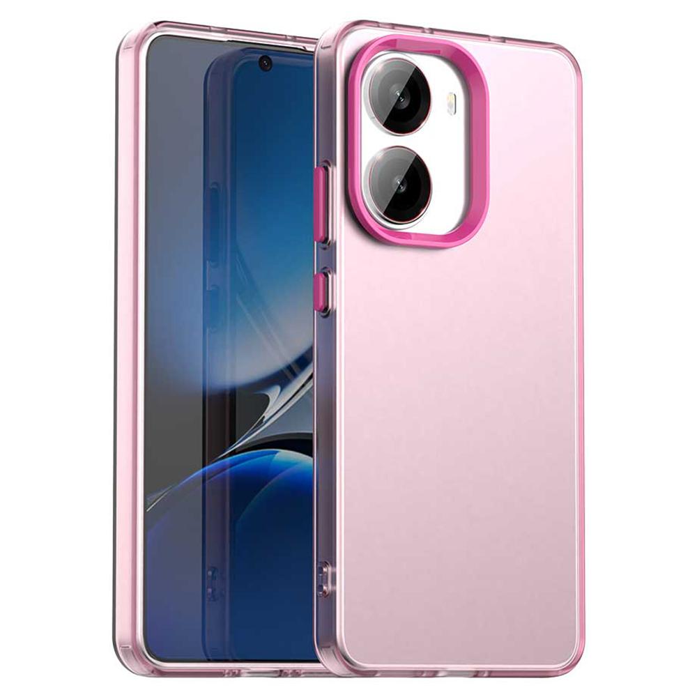 For Xiaomi Poco X7 Pro 5G/Redmi Turbo 4 5G Case PC+TPU+PET Matte Anti-Drop Phone Back Cover