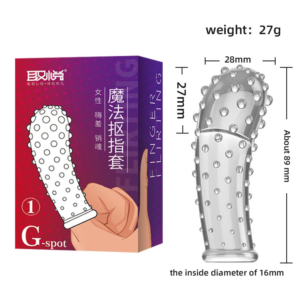 Wibrator do masażu z rękawem na palce Rękawice seksualne Punkt G Stymulacja łechtaczki Produkt dla dorosłych Zabawki erotyczne Orgazm dla kobiet Akcesoria erotyczne