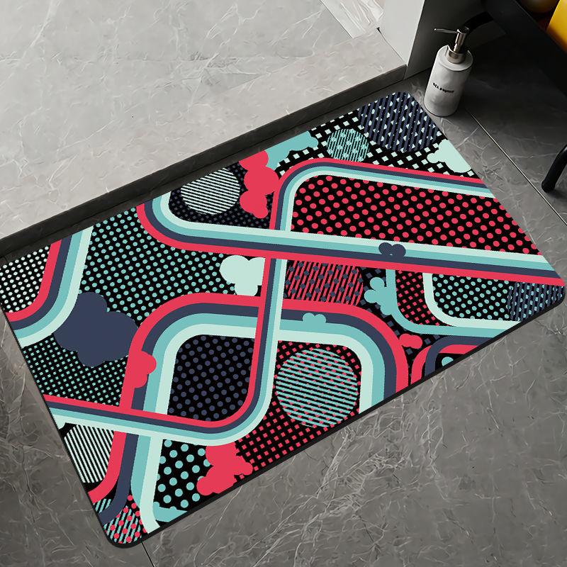 Diatom Mud Toilet Absorbent Anti Slip Pad, Bathroom Floor Mat, Waterproof Kitchen Floor Mat At the Bathroom Entrance