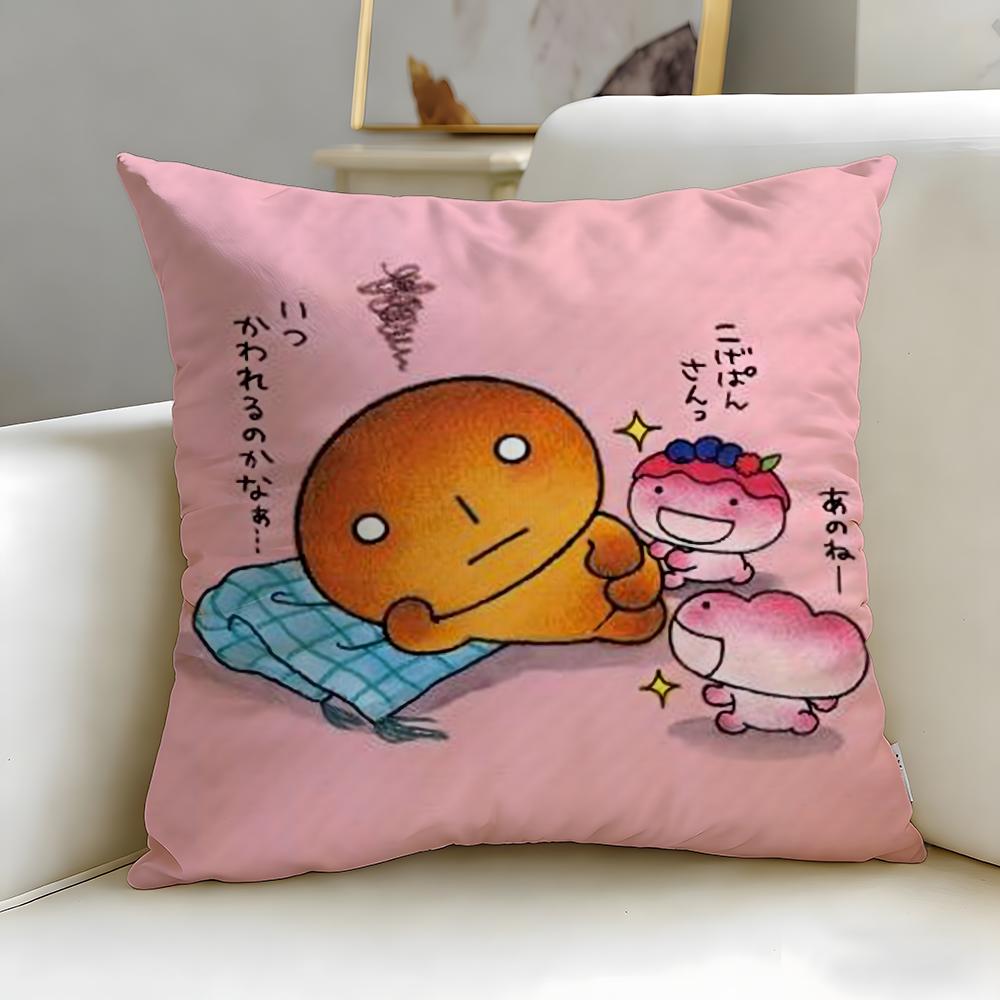 Beliebter Cartoon-Charakter Kogepan Kissenbezug Weich & Leicht zu Waschen – Vielseitig für Sofa, Bett, Reisen und Büro