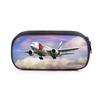Airplane Pattern Pencil Case – Cool, Large Capacity Stationery Box for Boys and Students