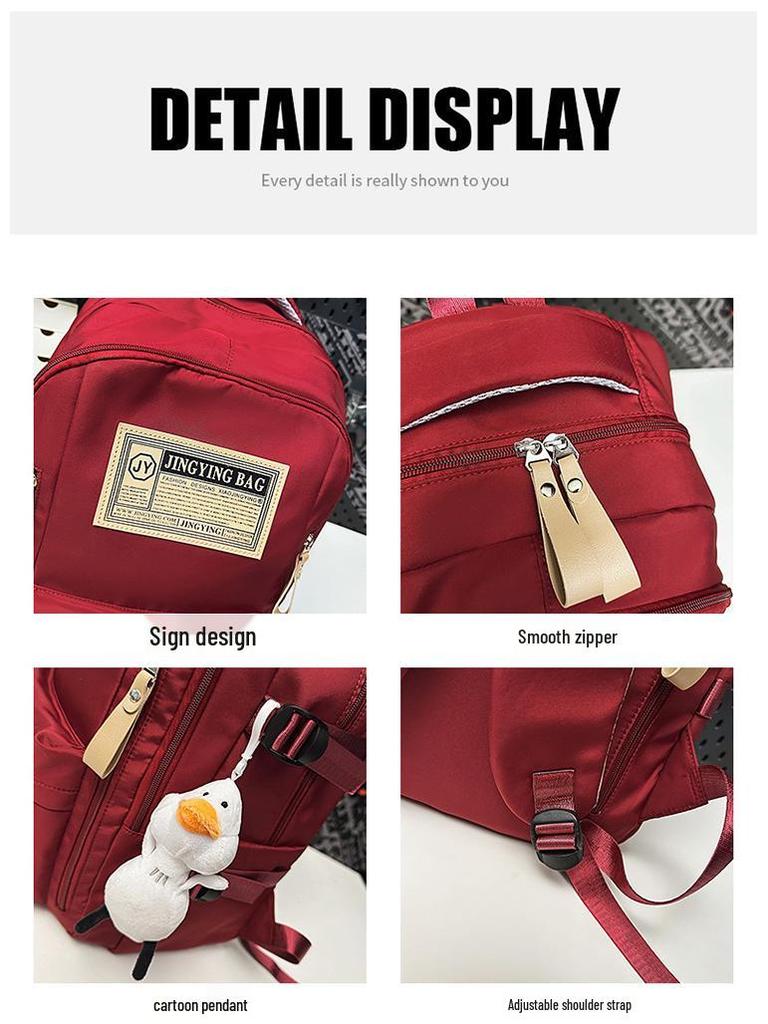 Unisex Large-Capacity Backpack for Students: Simple and Versatile for School, College, and Travel