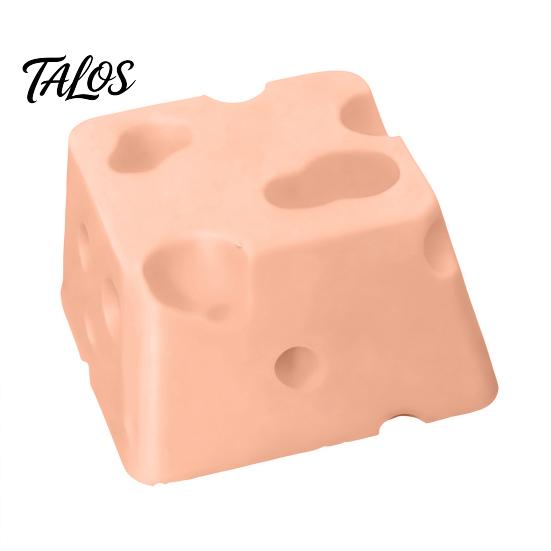Novelty Cheese Design Keycap 4PCS Keyboard Keycaps, 3D Printed Macaron Color Key Caps, Durable PLA for Cross Axis Switches Decorative Set, Gaming