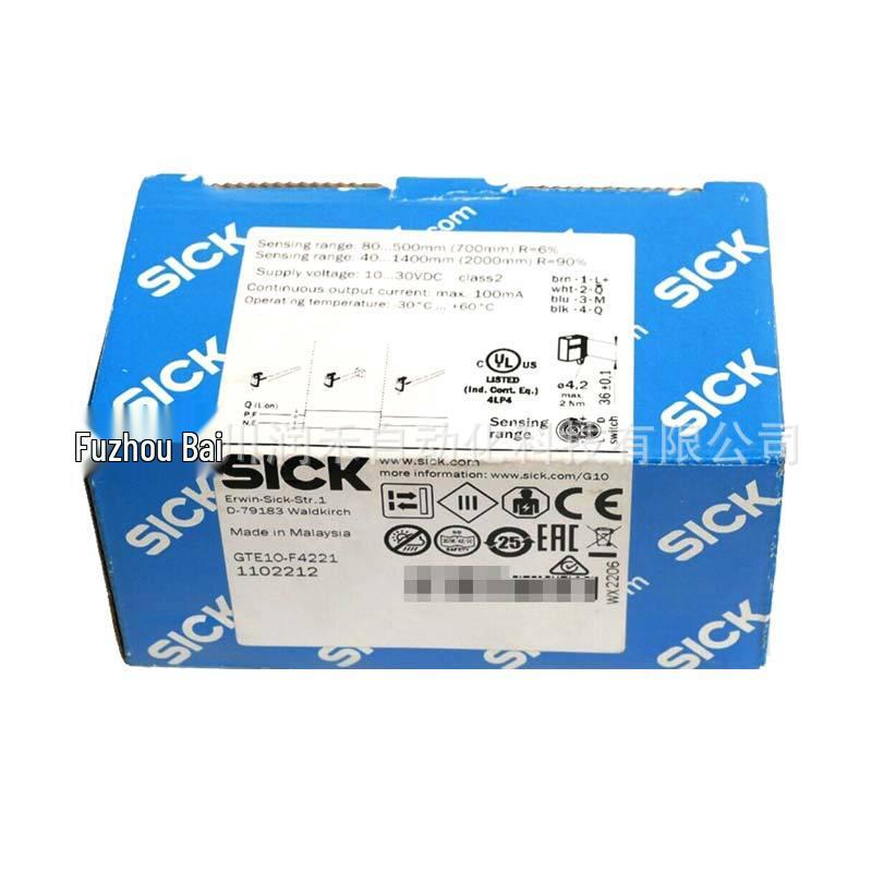 GTE10-F4221 Sick Sensor Diffuse Reflection Photoelectric Switch 1102212 - Brand New Original GTE10-F4221