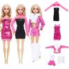 3 Set/Pack Fashion 30cm Doll Clothes High Quality Coat Fishtail Party Wear Dress Princess Gown Kids Toy Accessories Gift