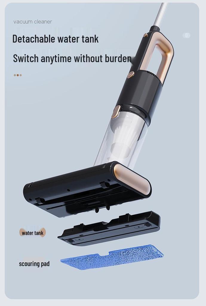 Wireless Electric Floor Washer and Vacuum Mop