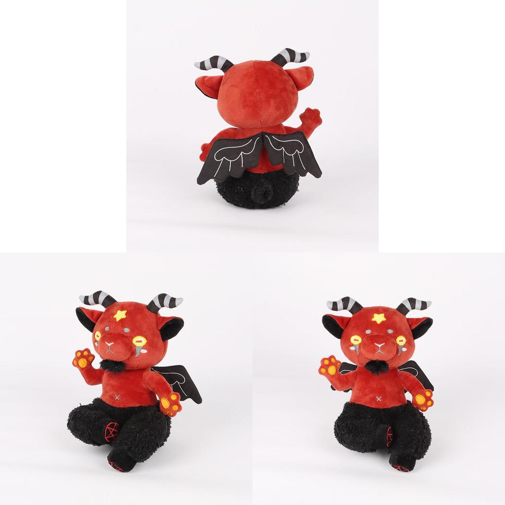 Baphomet Plush Toy With Soft Pp Cotton Fill For Collectors And Plush Enthusiasts