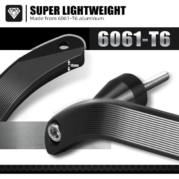 NICECNC Black CNC Rear Grab Handle Compatible with KTM 125-450 SX/SXF/XC/XCF 2016-2018 125-500 XCW/EXC/EXCF 2017-2019 Compatible with KTM Accessories