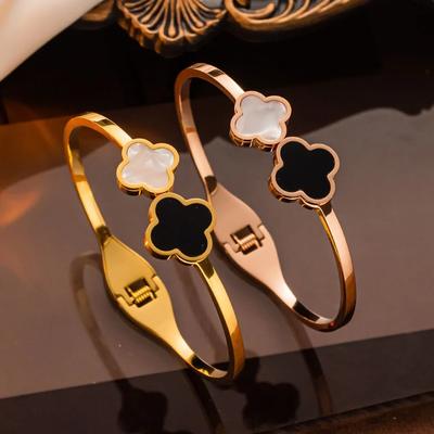 Bracelet Fashion Light Luxury High-end Four-leaf Clover Bracelet Women's Valentine's Day Gift