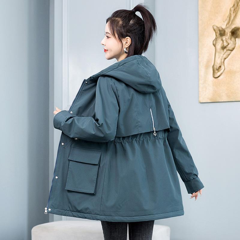 

Паи Преодолевает Короткий Отстегивающийся Хлопковый Плащ Мать-и-мачеха. M