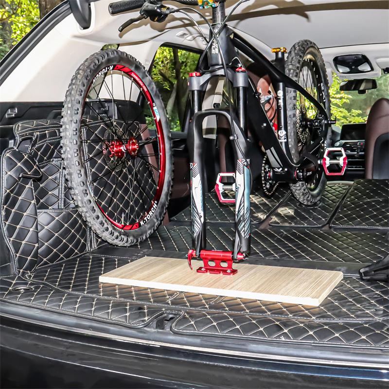 MUQZI MTB Road Bicycle Fork Mount Quick-release Aluminum Alloy Fixing Rack Fork Bike Mount on Car Roof Top