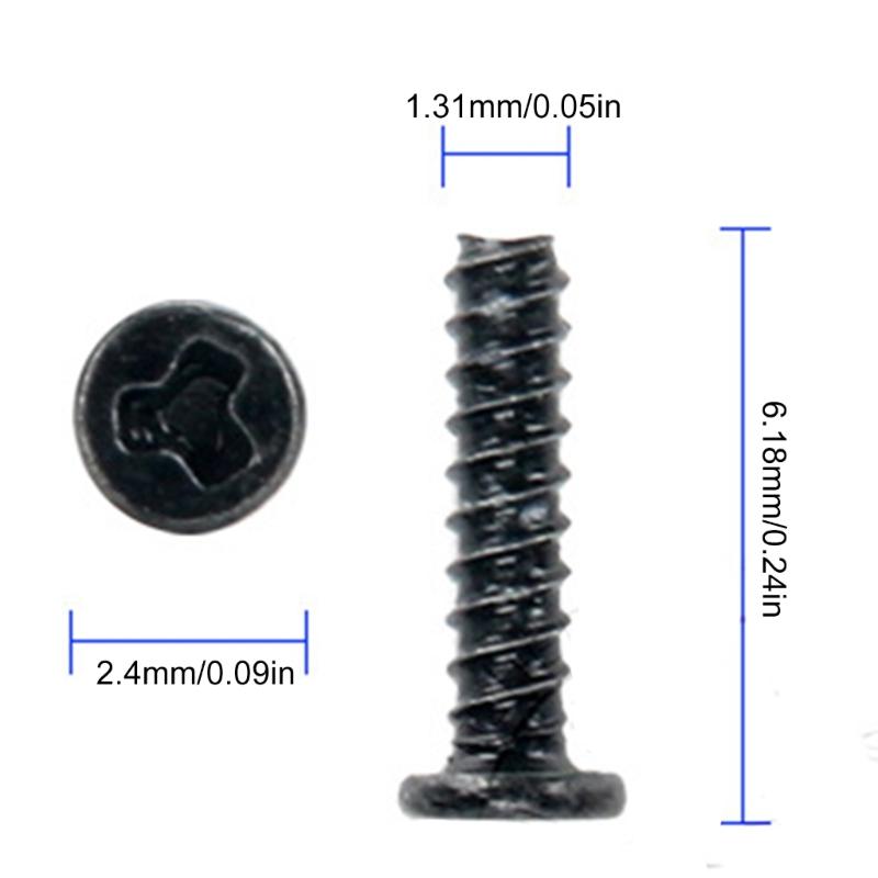 58Pcs Full Screws Set for NS Lite Game Console Repair Replacement Head Screw Kit