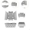 4 Pieces 1:8 Scale Axle Guard Protector Chassis Replace Parts DIY Model Upgrade for H8H