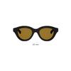 Celine Logo Design Acetate Oval Sunglasses Unisex sunglasses Black CL40338F01J