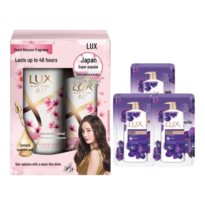

LUX Anti-Dandruff Peach Blossom Scented Hair & Body Care Value Pack