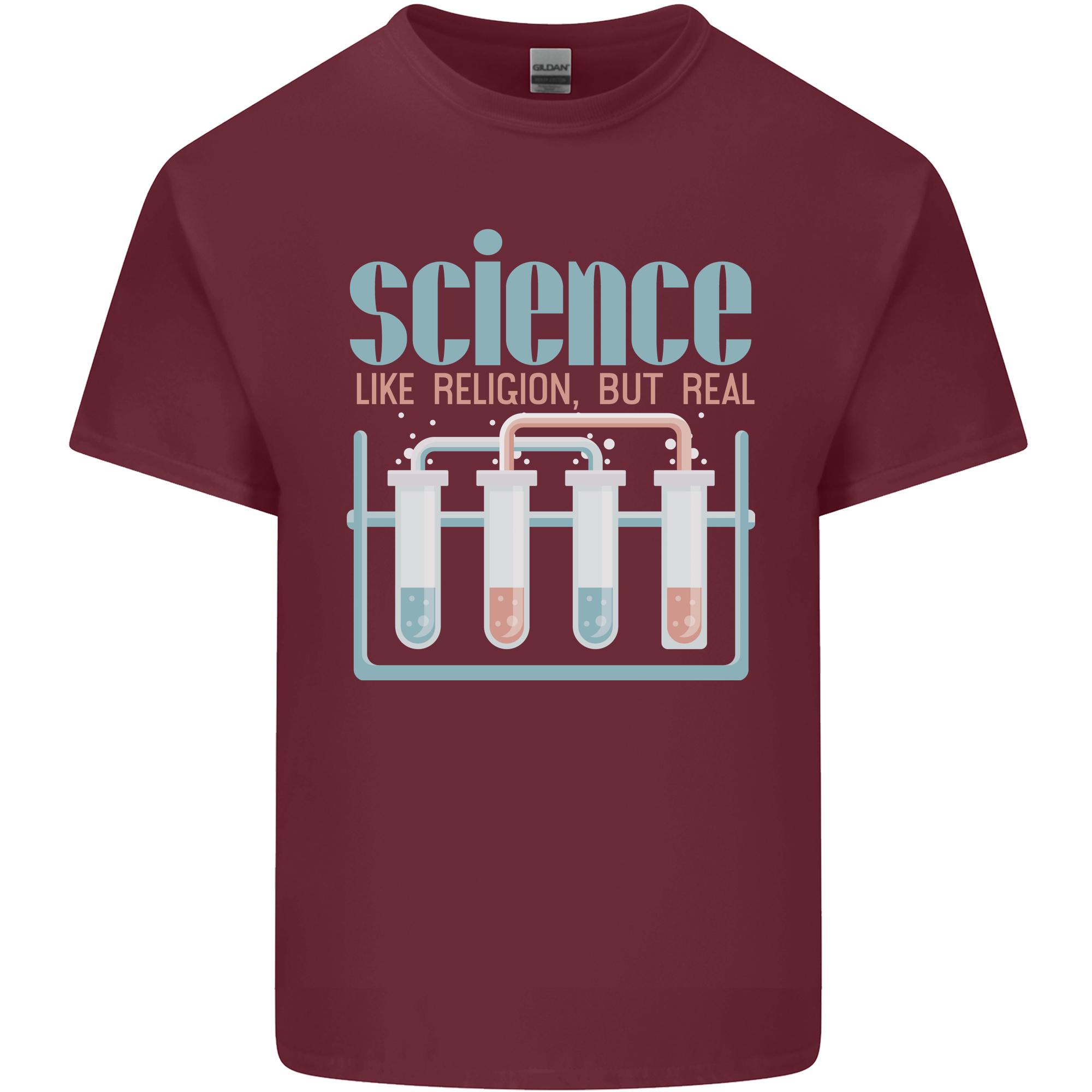 Science Like Religion Atheist Atheism Evolution Unisexs Light Cotton Tshirt S