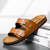 Men's Birkenstock Double Buckle Open Toe Sandals - Summer Casual Outdoor Footwear Slippers