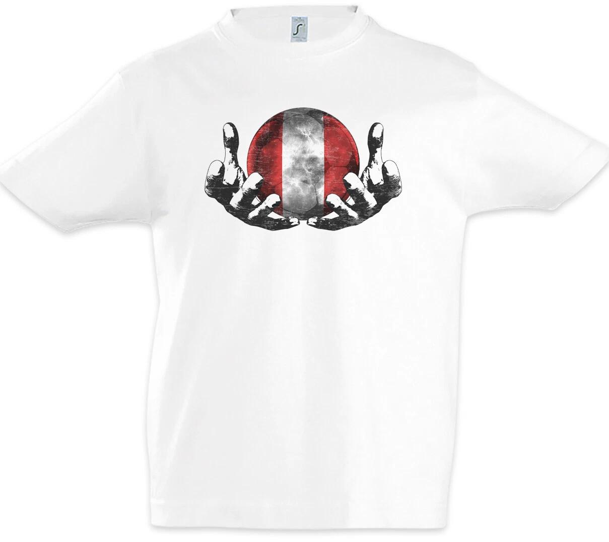 Peru Football Magic Ball Kids Boys kids boys T-Shirt Peruvian Flag Bunting Football 150