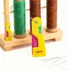 Multifunctional Needle Threader Assorted Random Color Ideal for Effortlessly Sewing Crafting and Projects