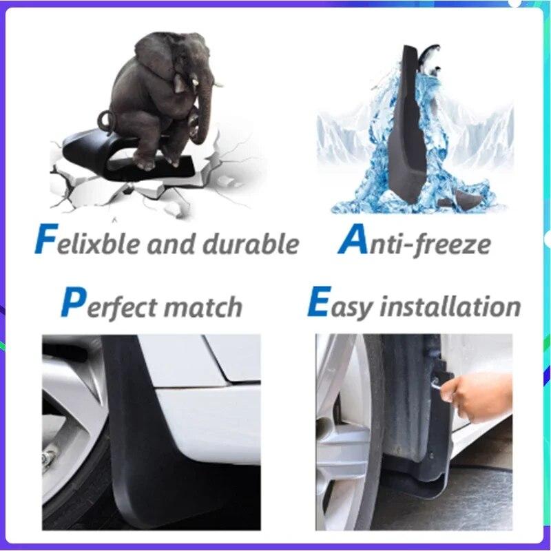 For BYD Tang EV DM DMI  2022 Mud Front Rear Anti-splash Upgrade Mudguards Fender Mudflap Car Accessories