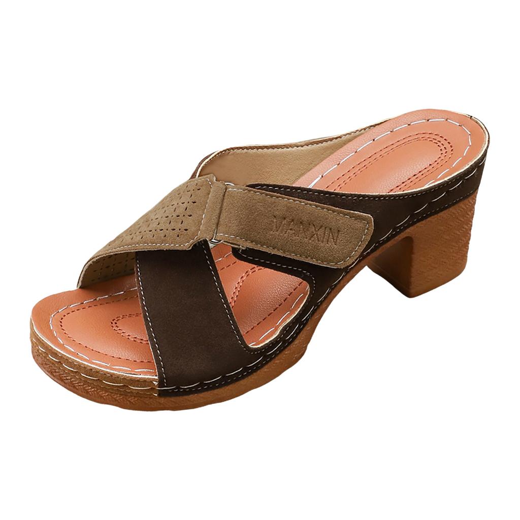Dámské stylové sandály na platformě s otevřenou špičkou, sandály pro ženy, pohodlné, elegantní, dámské sportovní sandály, velikost 11