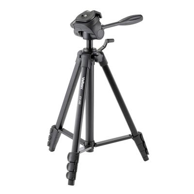 Velbon Family Lever 153cm 20mm Leg DIN Standard Quick Shoe Aluminum Compatible with DSLR and Mirrorless Model 301482 EX-440 Tripod, 4-Section, Lock,
